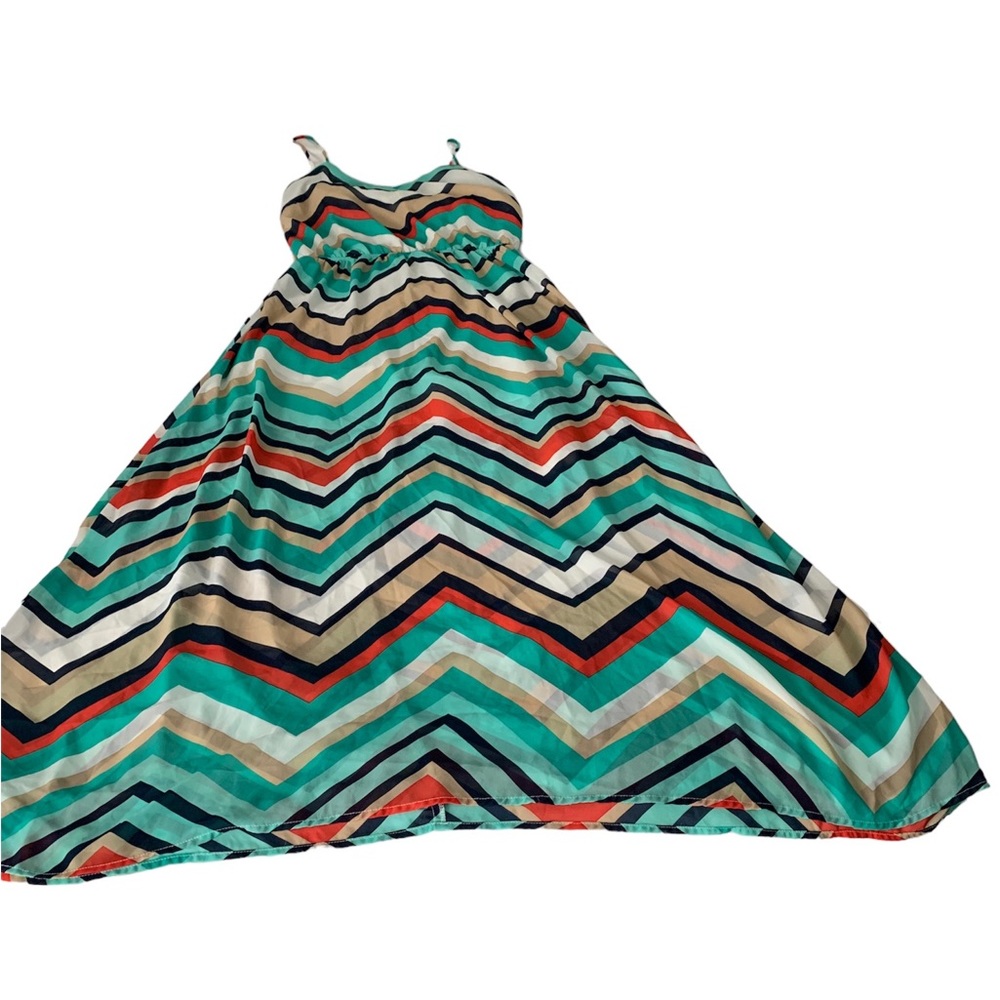 Umgee Chevron Maxi Dress- XL